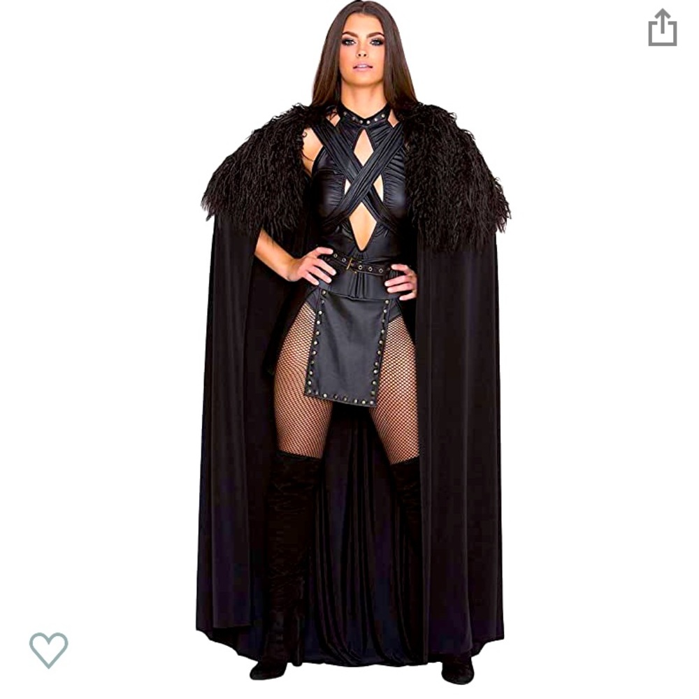 Warrior costume and cape